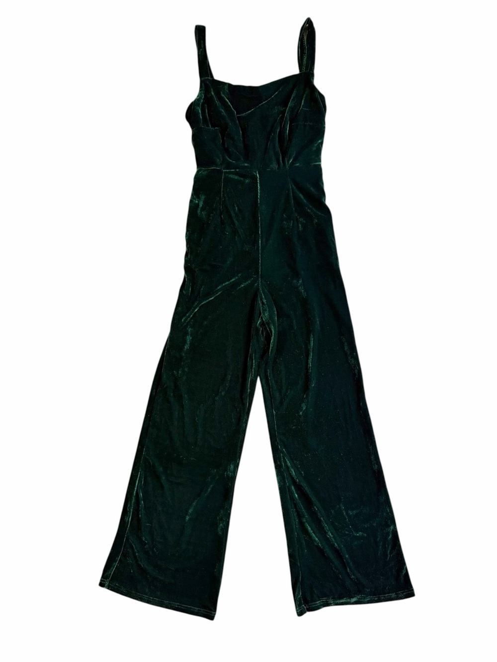 Collectif Green Velvet Jumpsuit